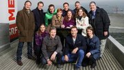 Auf dem Dach des Fernsehstudios (Bild: SRF)