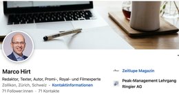 Sitzt bereits am neuen Schreibtisch (LinkedIn)