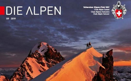 «Die Alpen», «Les Alpes» und «Le Alpi»: «Bergsport ist ein Wachstumsmarkt. Die Disziplin ‚Sportklettern’ wird an den Sommerspielen in Tokio 2020 erstmals olympisch.»