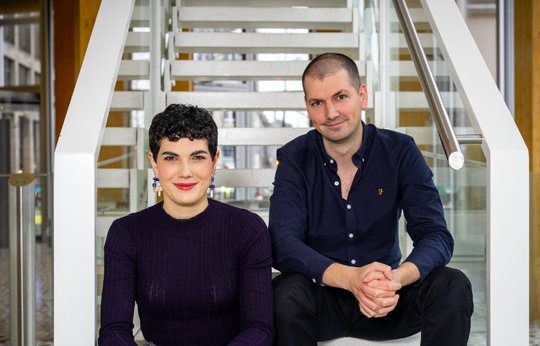 Die Karrieretreppe hoch: Gloria Karthan und Konstantin Furrer...(Bild: zVg)