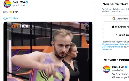 Das «Ibiza»-Video war 2019 ein Booster für den Erfolg von Jan Böhmermann als Satiriker. Jetzt will er Österreich wieder etwas zurückgeben…          (Bild: Twitter)