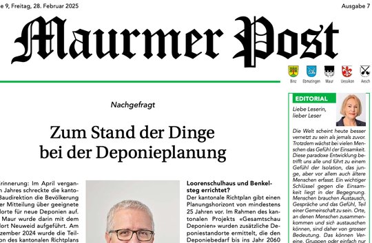 Das Blatt wird zur reinen Gemeindepublikation «mit Forumscharakter»...     (Bild: Screenshot KR)