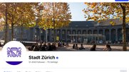 Die Städte und Gemeinden in der Romandie erreichen deutlich mehr User als jene diesseits des Röstigrabens... (Bild: Screenshot Facebook Stadt Zürich)