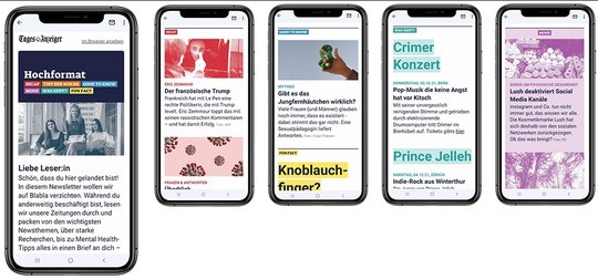 «Hochformat» ist ein digitaler Brief mit News, angereichert mit Ausgeh-, Streaming- und Rezepttipps…   (Bild: Tamedia)