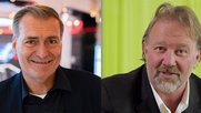 Der neue Präsident Markus Baumgartner und Olivier Laube, der neu im Vorstand ist...