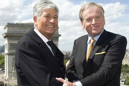 Maurice Lévy (links) und John Wren