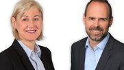 Silvia Stäubli, Geschäftsführerin BrainConnect AG, Stefan Bosshard, CEO CM Informatik AG…         (Bild: zVg)