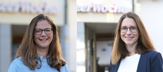 Co-Chefredaktion für die Surseer Woche AG: Flavia Rivola (l.) und Roseline Betschard…        (Bilder: zVg)