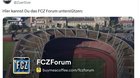 Über die sozialen Medien wurde zu Spenden für das FCZ-Forum aufgerufen... (Screenshot: x.com/Zuerilive)