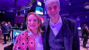 Andrea Haemmerli, Managing Director Seven.One Entertainment Group, zusammen mit Christoph Marty, CEO Goldbach Group, dem Vermarktungspartner von ProSiebenSat.1 in der Schweiz... (Bild © Klein Report)