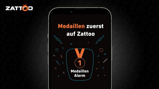 Der Medaillen-Alarm wurde von Zattoo auch bei den Olympischen Sommerspielen in Tokio angeboten… (Bild: zVg)