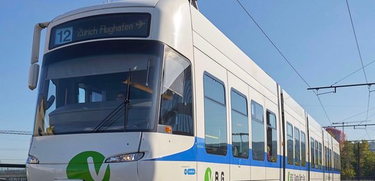 VBG Verkehrsbetriebe Glattal betreibt zwei Bahn- und 52 Buslinien...