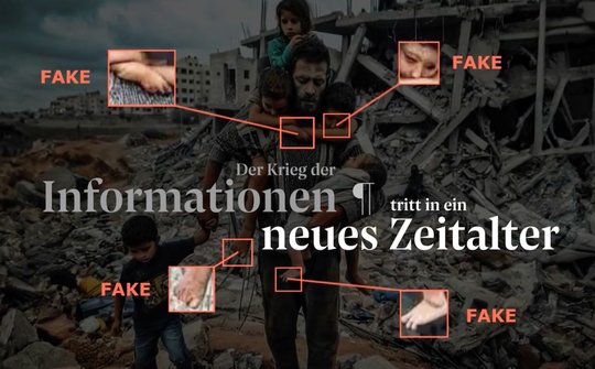 - Der von der Stories produzierte Spot nutzt Schlagzeilen aus NZZ-Artikeln und Pressebilder... (Bild: Screenshot Youtube)