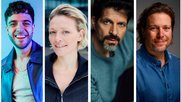 Als Hauptdarsteller unter Vertrag stehen Luca Hänni, Suanne Kunz, Pasquale Aleardi und Pierre Monnard... (v.l., Bild: © SRF)