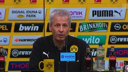 BVB-Trainer Lucien Favre analysiert das Spiel