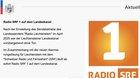 Nach der Einstellung von «Radio Liechtenstein» war der Landeskanal seit letztem April ohne Ton. Nun kommt das SRG-Notdispositiv ICARO (Information Catastrophe Alarme Radio Organisation) zum Einsatz…  (Bild: Screens. Liechtensteiner Verw.)