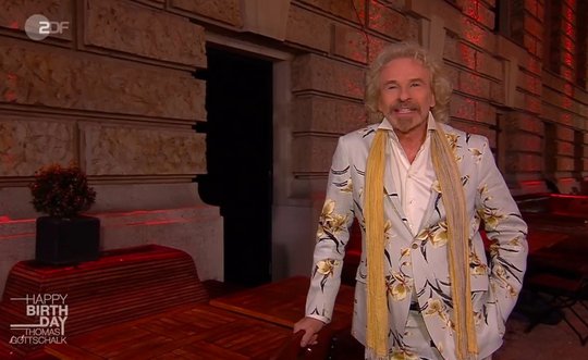 Das ZDF feierte Thomas Gottschalk bereits am Sonntagabend mit einer «Happy-Birthday»-Show...