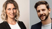 Freut sich über die weitere Fussball-Kompetenz: Chefredaktorin Nadine Wozny mit ihrem neuen Sportchef Sandro Zappella...     (Bilder: zVg)