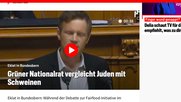 Jonas Fricker bei seiner unglüclichen Rede