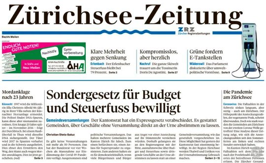 Schlimmer als befürchtet: Syndicom kritisiert die Zusammenlegung der Tamedia-Redaktionen auf dem Buckel des Lokaljournalismus... (Bild Screenshot)