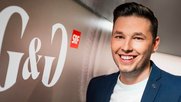 Bisher hinter, neu auch vor der Kamera: Joel Grolimund stösst zum Moderationsteam von «G&G». (Bild © SRF)