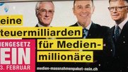 Haben gut lachen: Michael Ringier, Pietro Supino und Peter Wanner...     (v.l.)