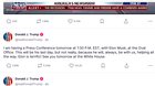 «Elon ist grossartig!», schreibt Donald Trump zur Verabschiedung von Elon Musk auf seinem Kurznachrichten-Dienst Truth Social (Bild: Screenshot truthsocial.com)