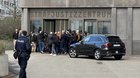 Wieder viele Medienvertreter am Dienstagmorgen im Strafjustizzentrum in Muttenz...   (Bild: Klein Report/zVg)