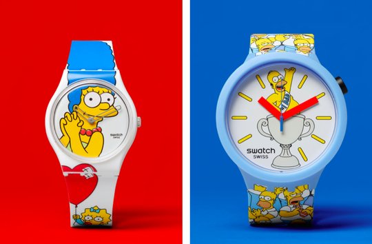 Swatch wird die Simpsons im Jahr 2024 hochleben lassen: Den Anfang machen Mutter- und Vatertag... (Bild zVg)