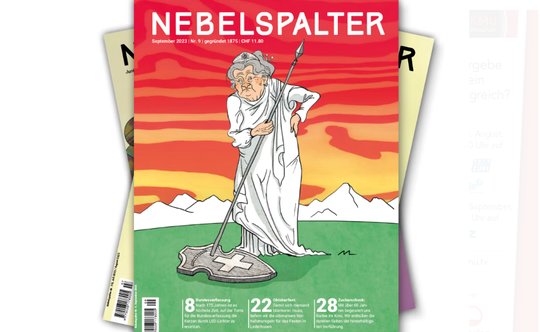 Wohin des Weges, Nebelspalter? ...       (Bild: Nebelspalter)