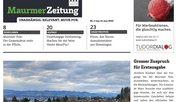 Die Journalisten Thomas Renggli und Christoph Lehmann arbeiten an der Erstausgabe der neuen Gemeindezeitung... (Bild: zVg)