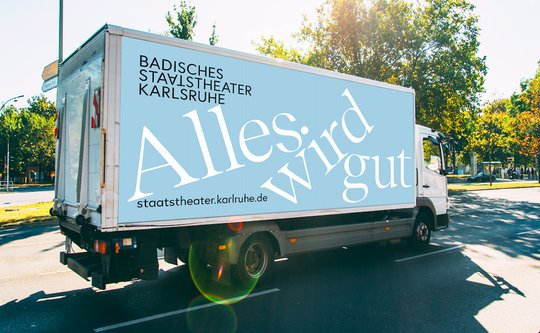 «Let type talk»: Die Schrift transportiert die Botschaft... (Bild zVg)