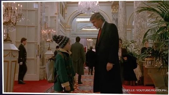 Es hätte der Beginn einer grossen Karriere werden können: Donald Trump in «Kevin allein in New York» bei einer Szene im Plaza Hotel...