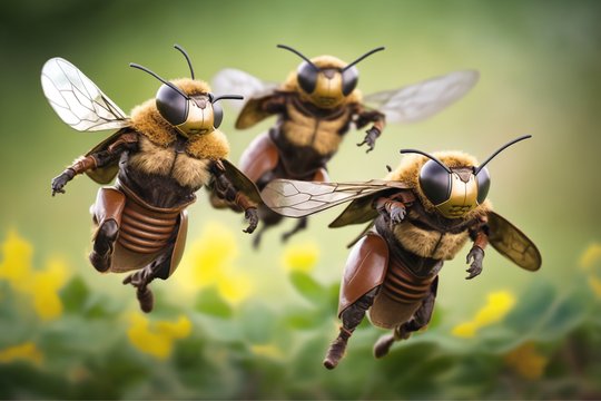 Die Key-Visuals für die Bee-Hero-Kampagne wurden mittels AI kreiert…     (Bild: Agentur am Flughafen)