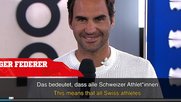 Roger Federer hofft im Video auf der On-Webseite, dass er auch selber in Tokio an den Start gehen kann. Die Aufnahme ist allerdings etwas älter...