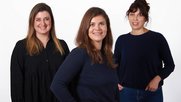 Manuela Brunner, Nathalie Eggen und Eva Boretti (v.l.) sollen frischen Drive zu Jung von Matt an der Limmat bringen...                 (Bild: zVg.)