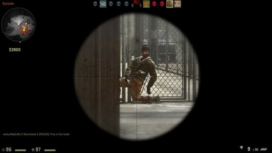 Über das Videospiel «Counter-Strike: Global Offensive» werden Botschaften nach Russland geschickt…(Screenshot: steamcommunity.com)