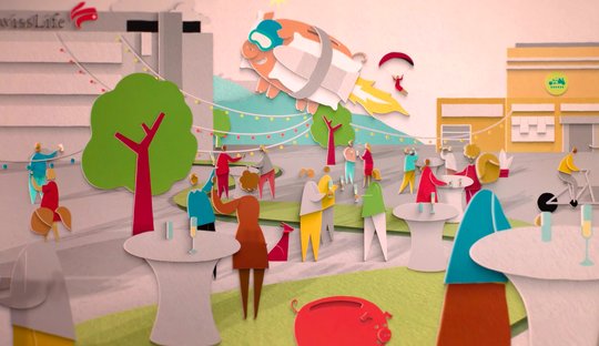 Die Papierschnitt-Animationen verbinden Information mit einer spielerischen Erzählweise... (Bild: zVg)