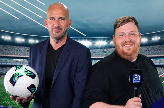 Der neue Sportchef Sven Forster (r.) hostet den Podcast mit Fussball-Journalist Fabian Ruch... (Bild: zVg)