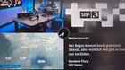 Überbrücken die meteorologische Sendepause: Philippe Gerber (l.) und Marco Thomann gönnen Gaudenz Flury die Erleichterung... (Bild: Screenshot)