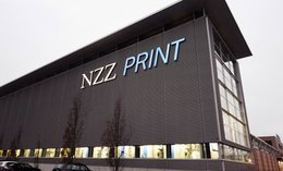 Noch hängen die NZZ-Lettern