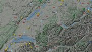 Die Überflugsrechte sind im Bundesrat zu einem Streitpunkt geworden. Nato-Staaten müssen Umwege nehmen...           (Screenshot Flightradar24)