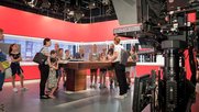 Der Stolz bei Führungen durch das Studio. Ein Ärgernis aber für die Redaktion von «G&G». Dort sieht man jetzt Rot...         (Bild: SRF)