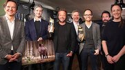 Award persönlich überbracht: Markus Ehrle, Patrick Becker, Rolf Hiltl, Christian Brändle, Markus Ruf, Mario Moosbrugger und Isabelle Hauser (v.l.n.r.)