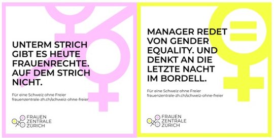 Die Kampagnen-Motive und die Botschaften werden sowohl als statische wie auch als Bewegtbild-Formate eingesetzt…  (Sujets: Brinkertlück)