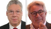 Vor der Stabübergabe: Jürg Bachman (r.) wird Filippo Lombardi beerben, wenn die Mitglieder an der Online-GV am 7. Mai ihren Segen dazu geben. (Bild zVg)