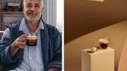 George Clooney mit Good News: Auch Nespresso-Kapseln sind jetzt zuhause kompostierbar...       (Bild: Nespresso)