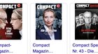 Die laufenden Ausgaben von «Compact»: Januar 2025, November 2024 und Spezialausgabe über «Die Altparteien»...   (Bild Screenshot/Online-Shop Compact)