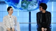Ishiguro (rechts) und sein Roboter