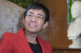 Maria Ressa, Herausgeberin von rappler.com